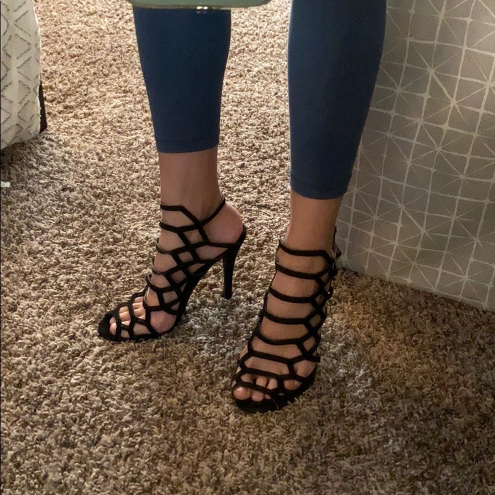 Black heels